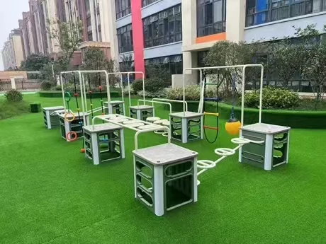 Custom Playground Design & Manufacturing | Factory-Direct OEM/ODM Support | Xinjiu Installed outdoor playground ready for community use